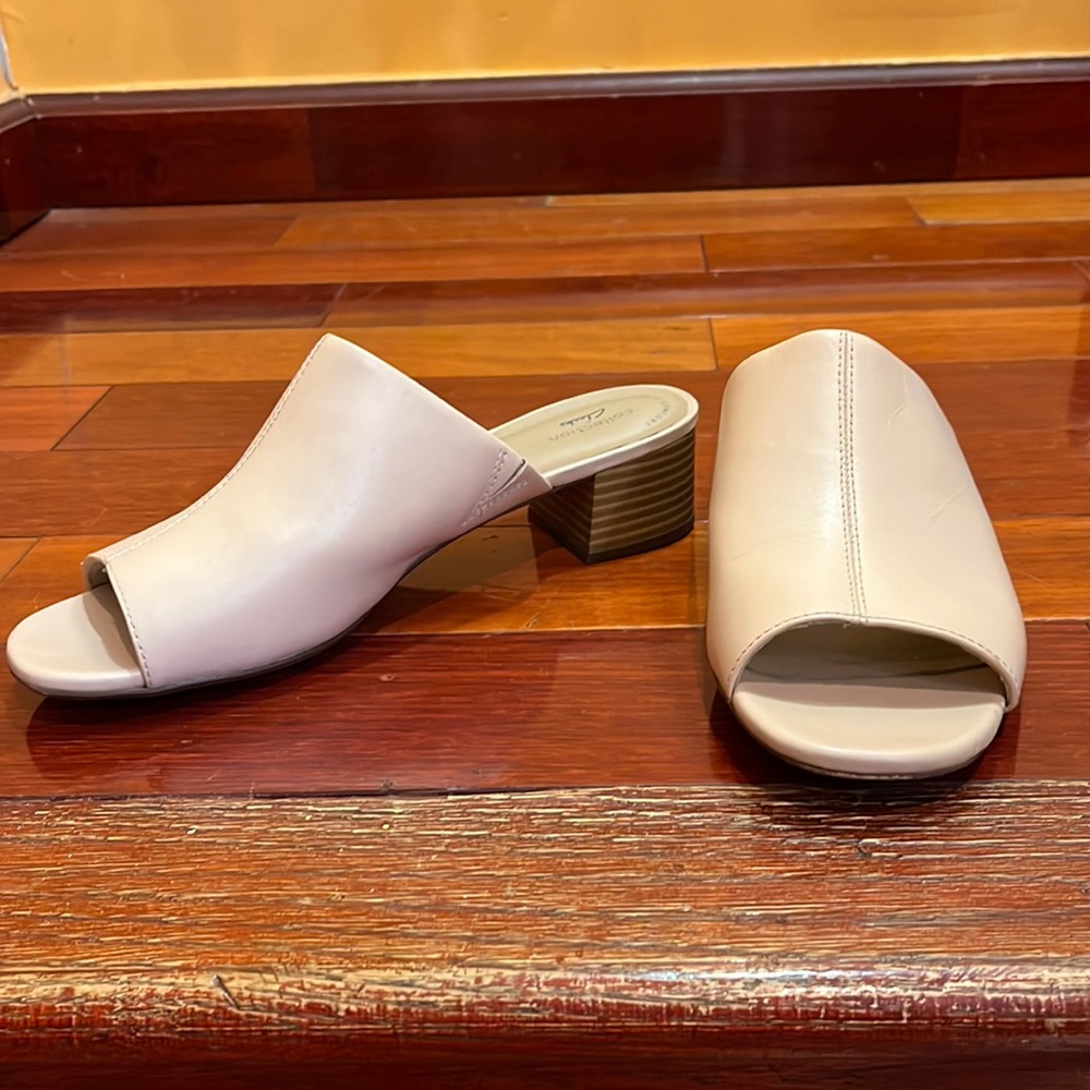 Blush/Nude Leather Clarks